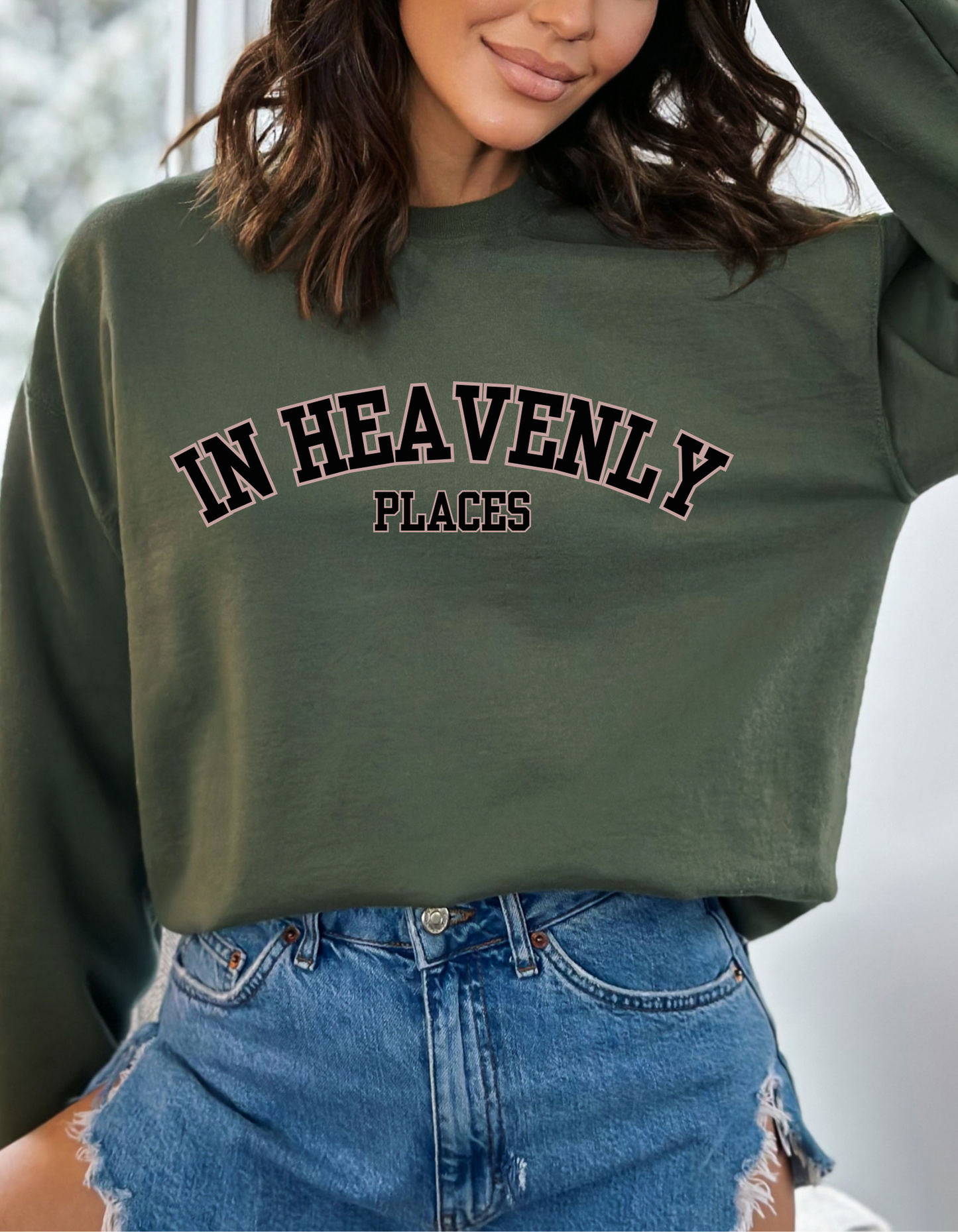 In Heavenly Places Crewneck