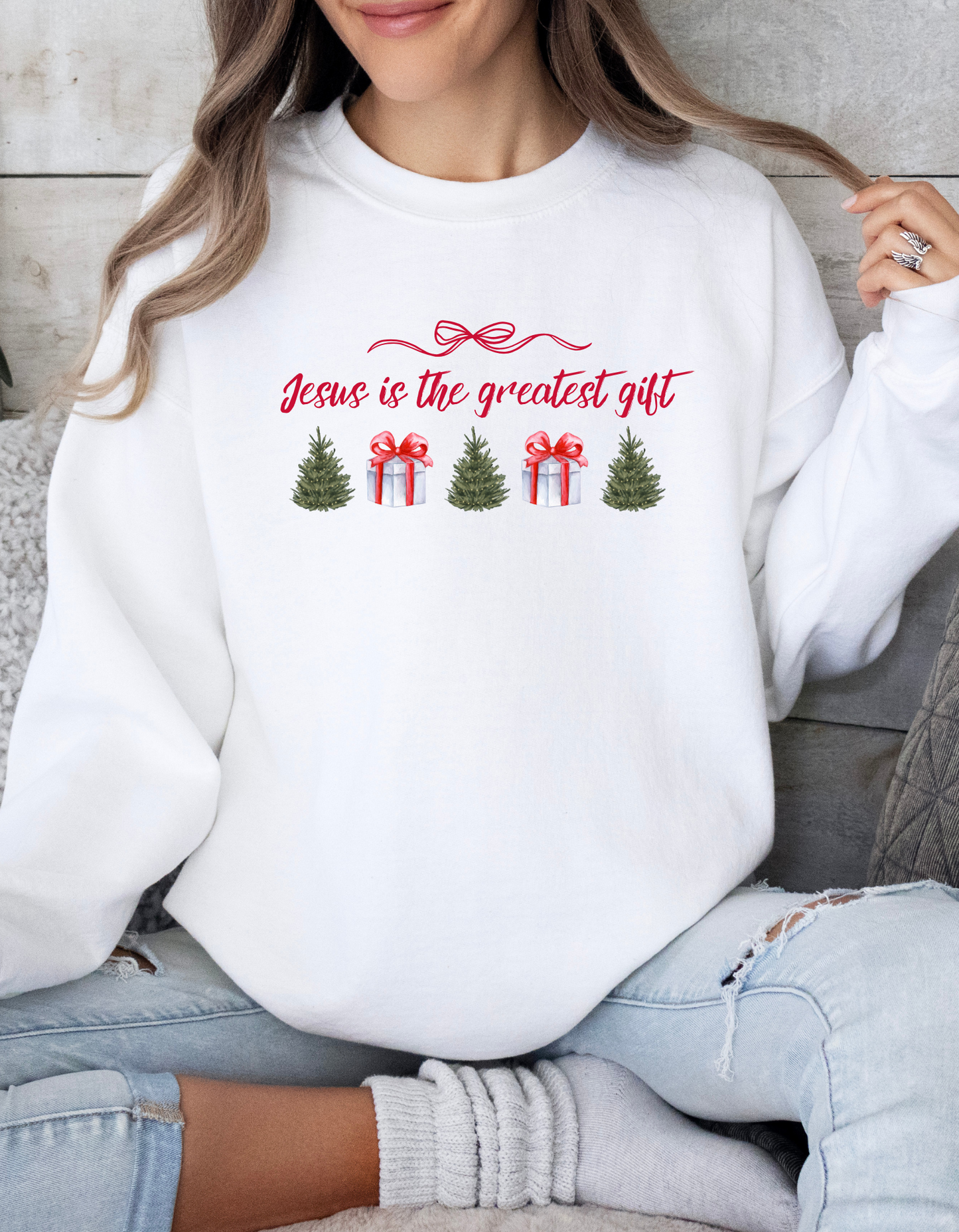 JESUS IS THE GREATEST GIFT Crewneck