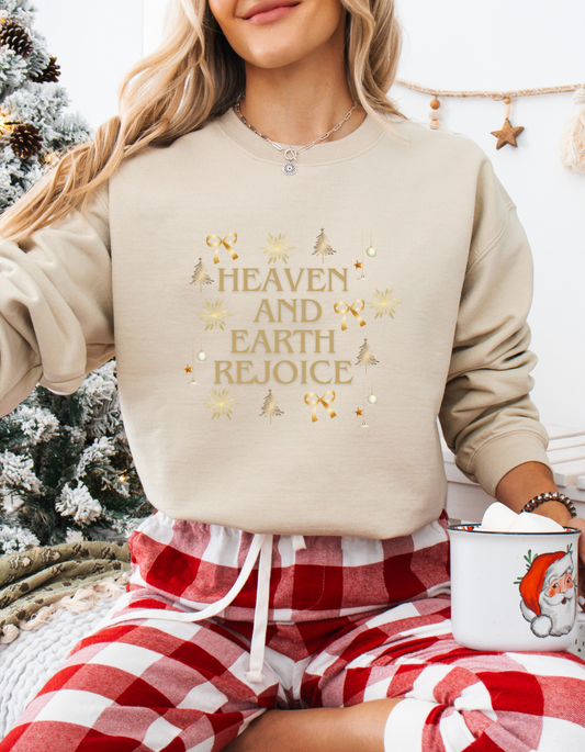 HEAVEN AND EARTH REJOICE Crewneck