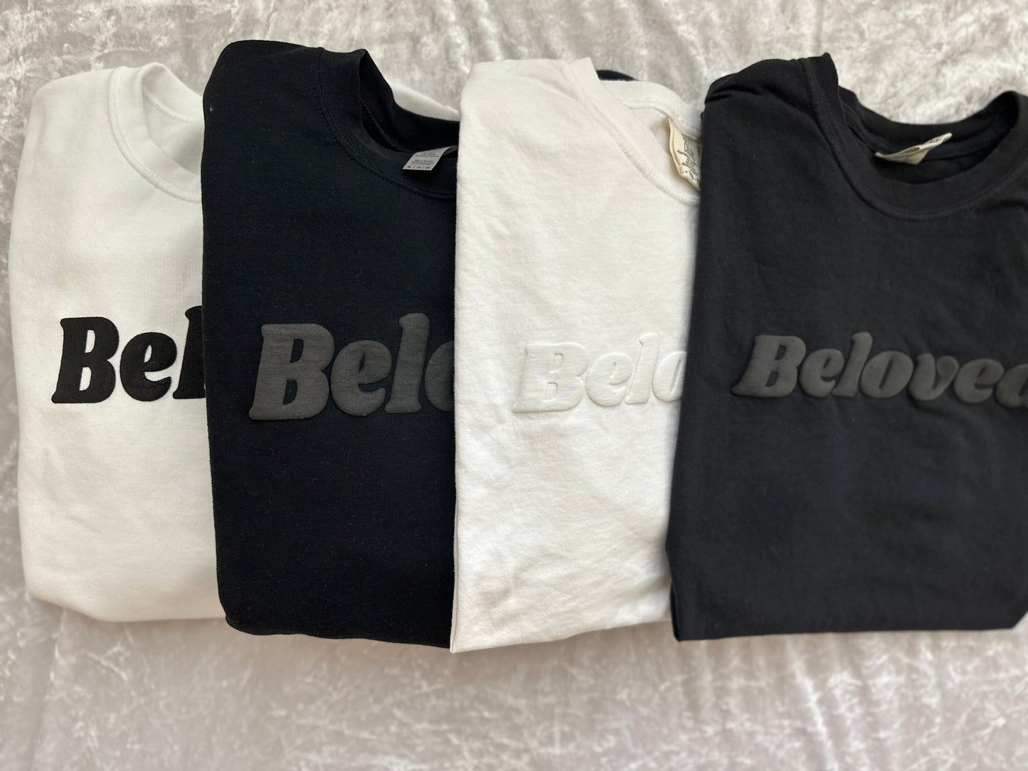 Beloved Black Puff Ink T-shirts