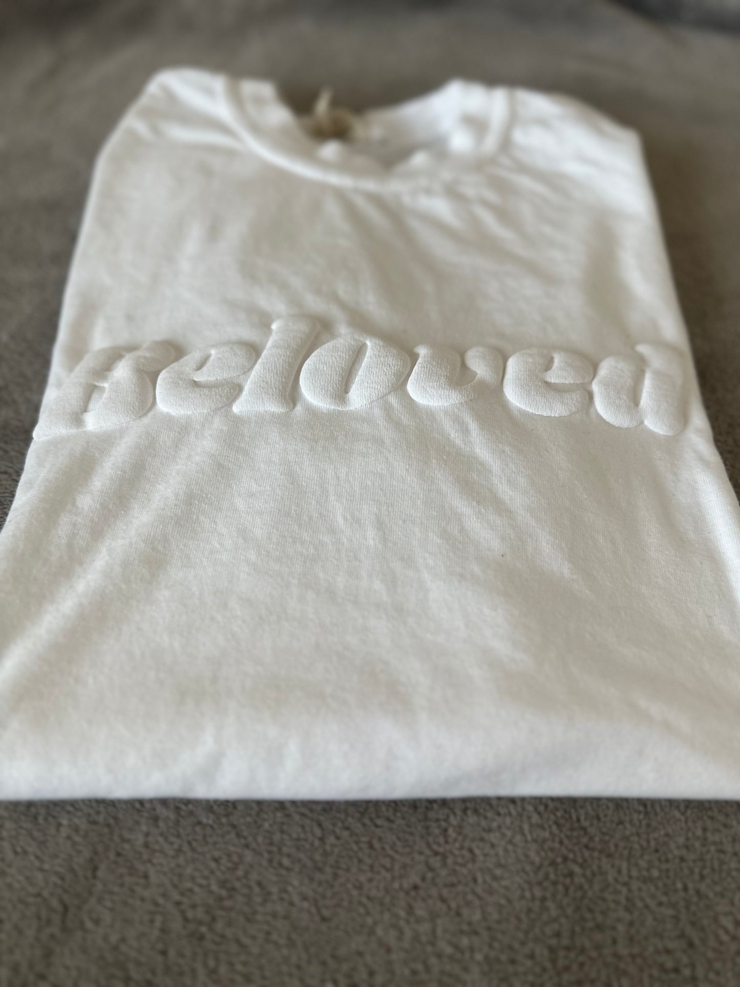 Beloved White Puff Ink T-Shirts